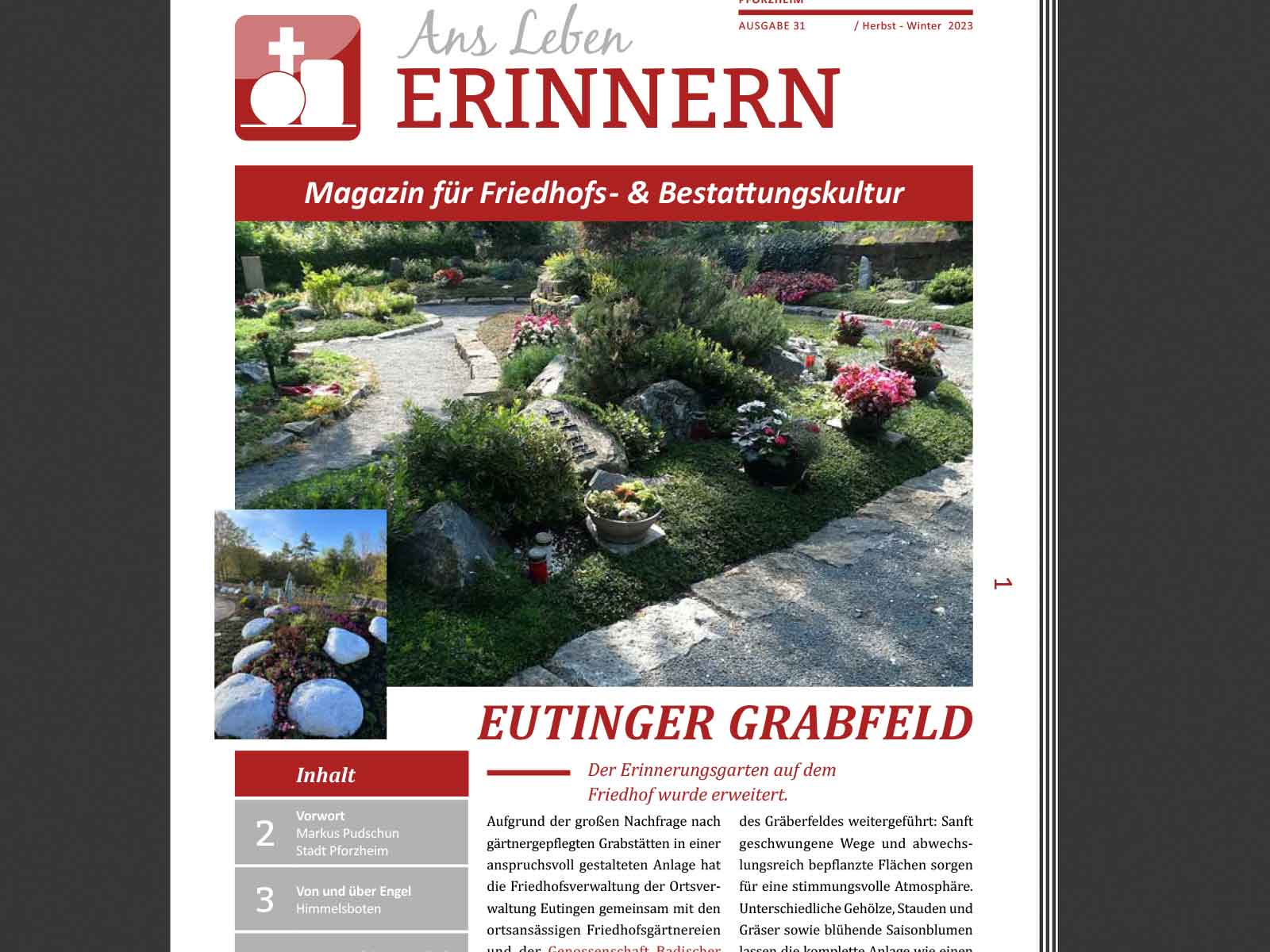 Featured image for “Ans Leben ERINNERN – die neuste Ausgabe!”